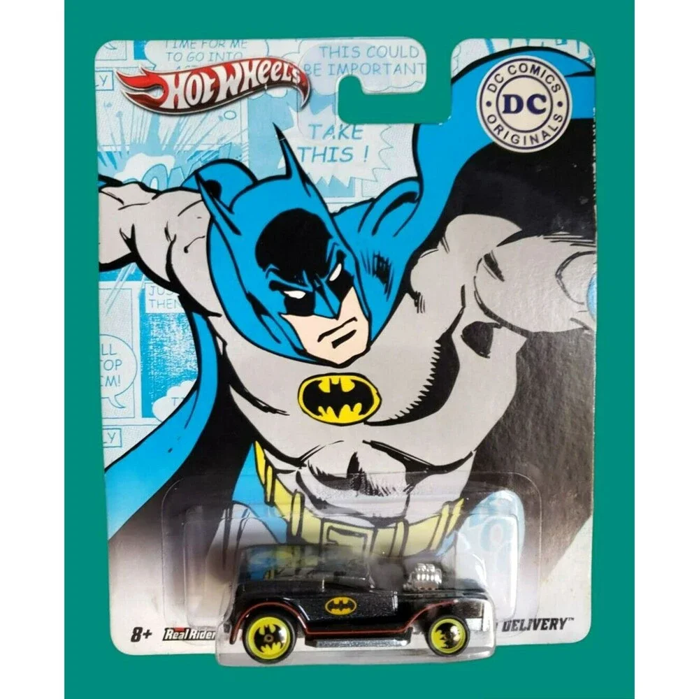 2011 Hot Wheels DOUBLE DEMON DELIVERY Black Pop Culture DC Comics 1:64 RR-5SP